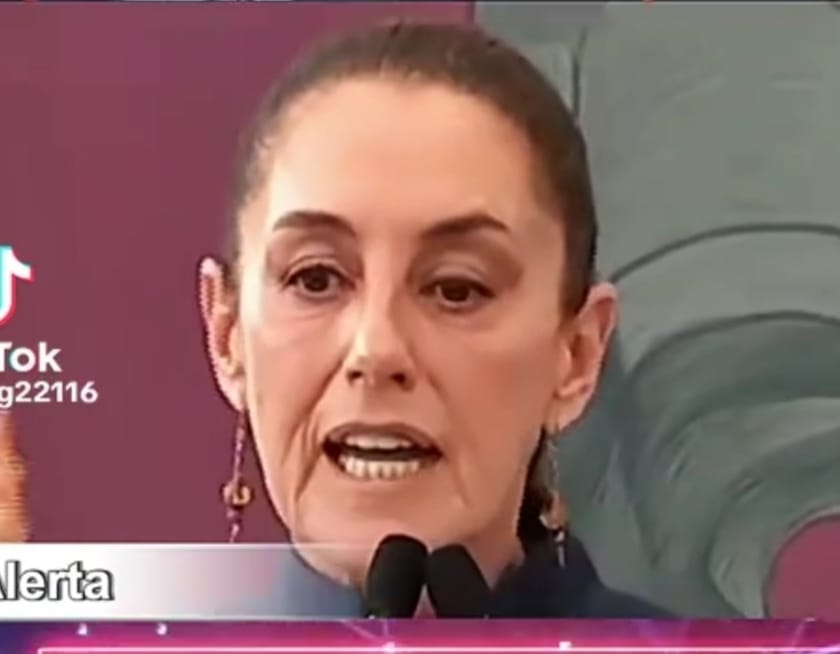 La Presidenta Claudia Sheinbaum Dimite