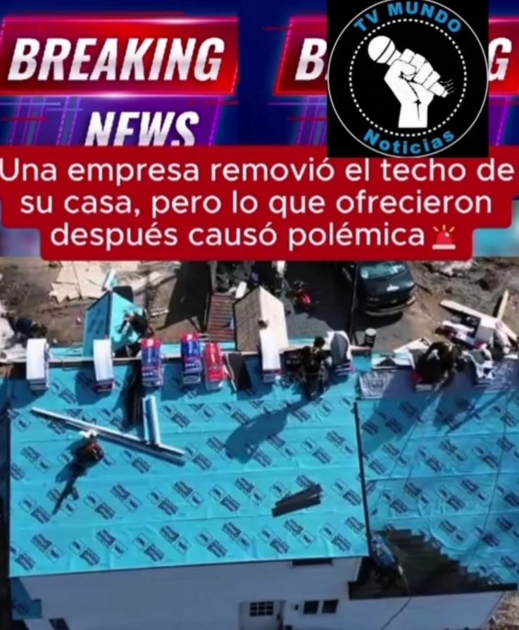 Destruyen Techo Equivocado
