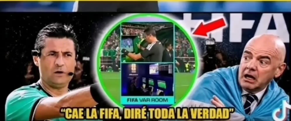 ARBITRO REVELA COMPLOT