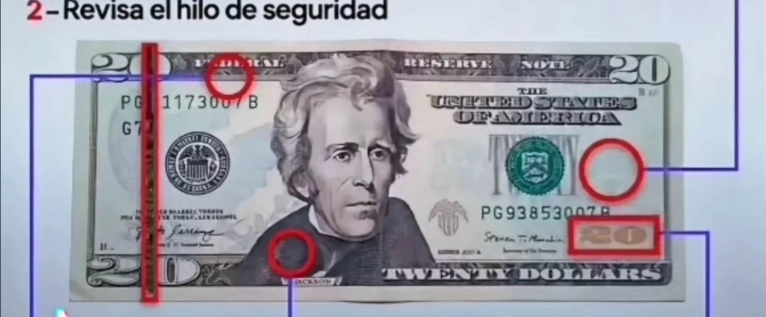 SIRCULAN BILLESTES DE 20 DOLARES FALSOS